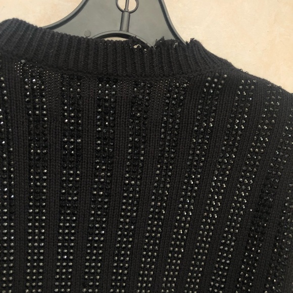 $575 RtA distressed crystal embellished sweater - Picture 12 of 12